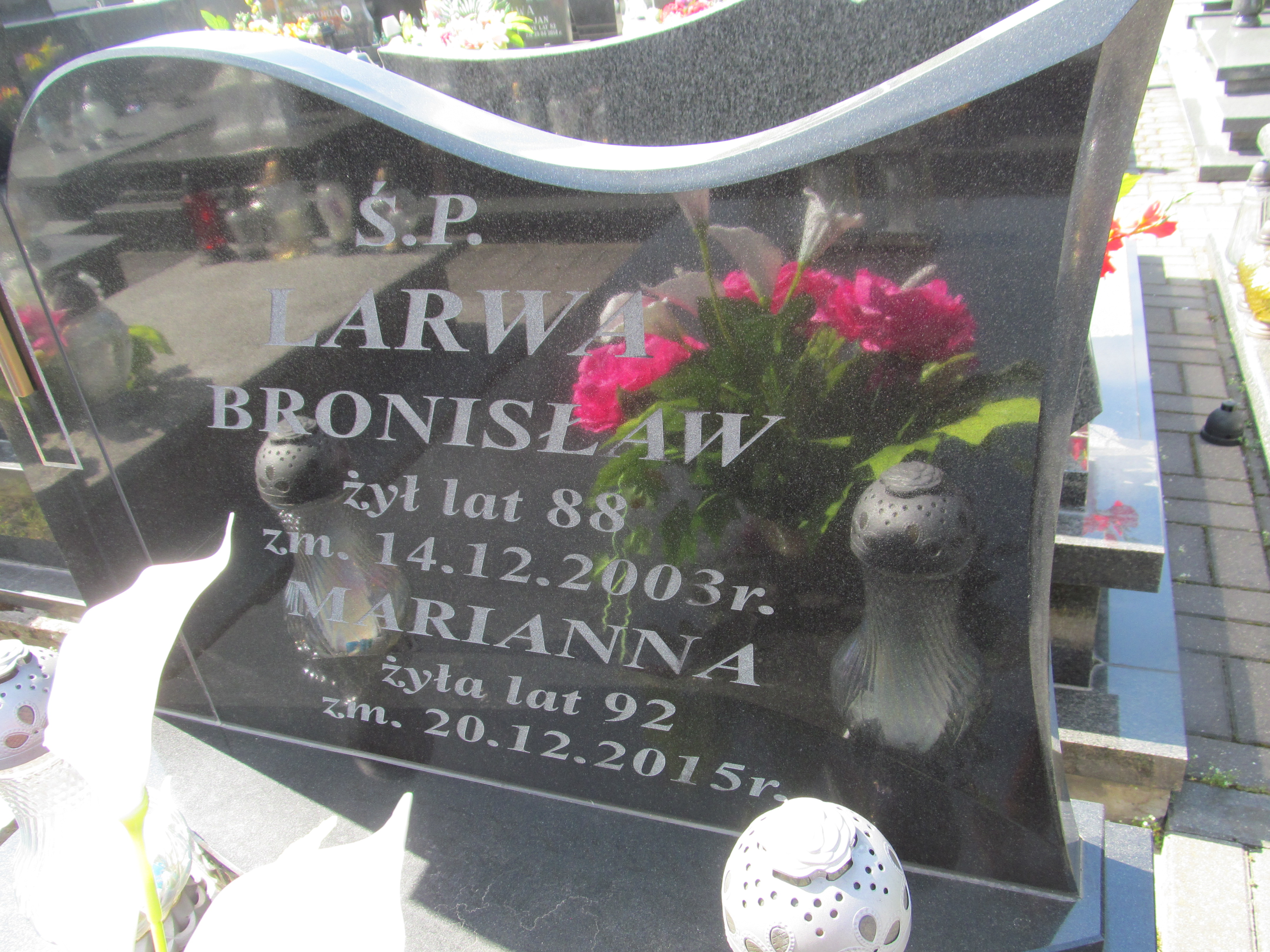 Bronisław Larwa 1915 Biłgoraj - Grobonet - Wyszukiwarka osób pochowanych