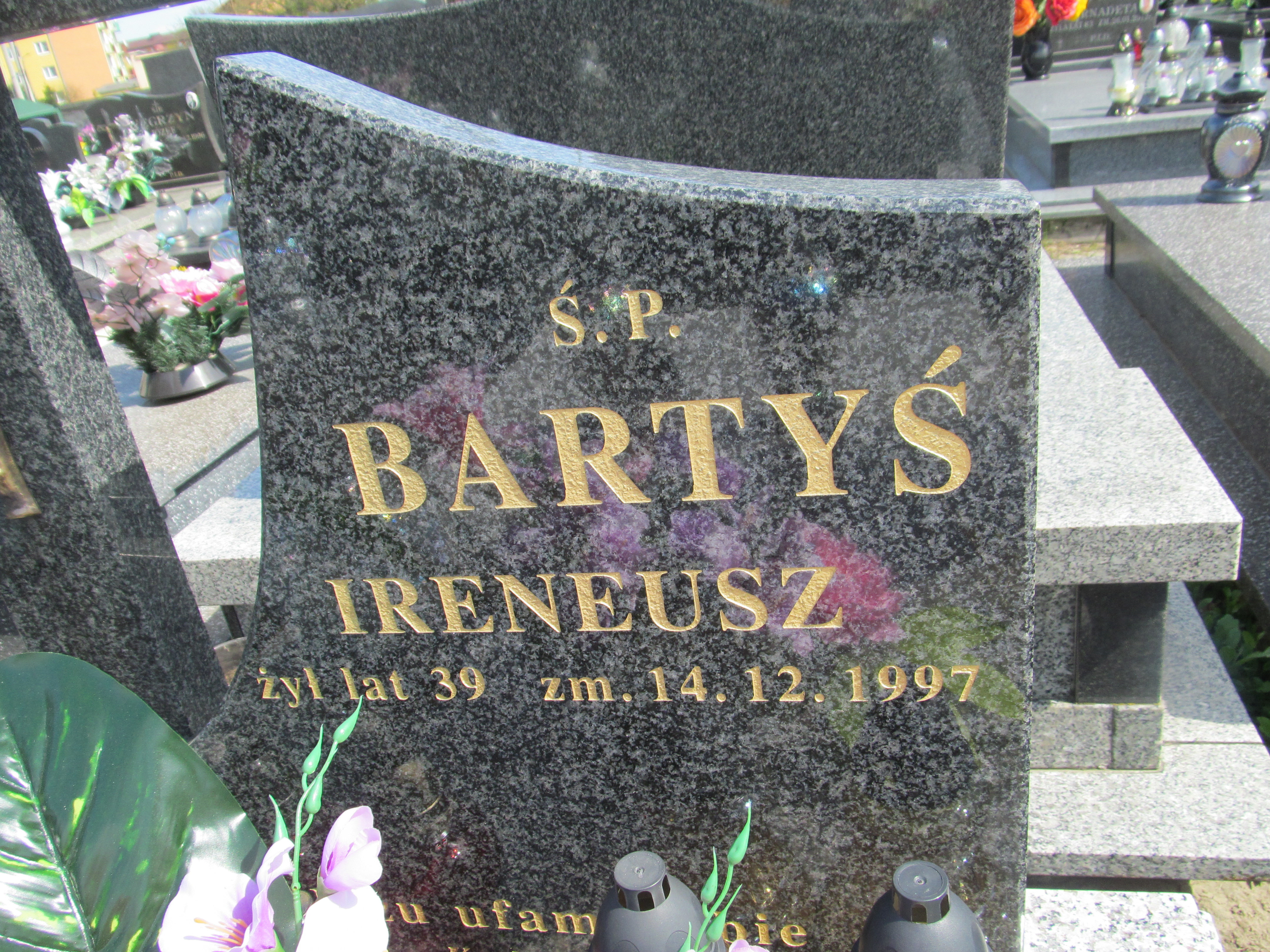 Ireneusz Bartyś 1958 Biłgoraj - Grobonet - Wyszukiwarka osób pochowanych