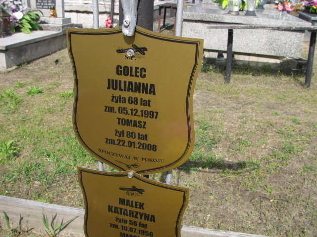Tomasz Golec 1928 Biłgoraj - Grobonet - Wyszukiwarka osób pochowanych
