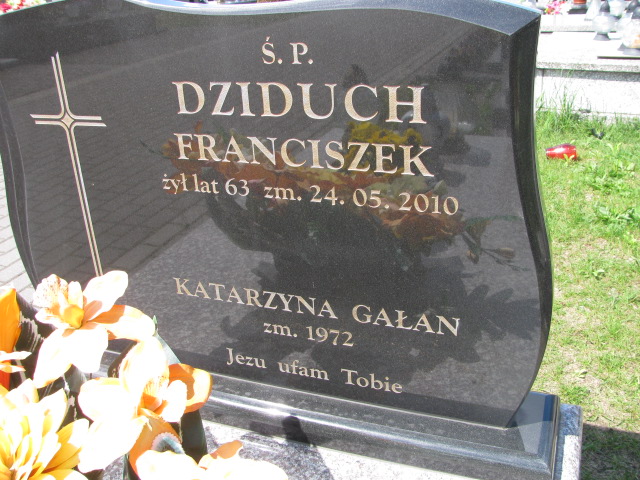 Franciszek Dziduch Biłgoraj - Grobonet - Wyszukiwarka osób pochowanych