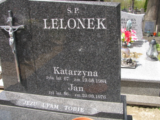 Katarzyna Lelonek 1917 Biłgoraj - Grobonet - Wyszukiwarka osób pochowanych