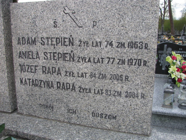 Adam Stępień Biłgoraj - Grobonet - Wyszukiwarka osób pochowanych