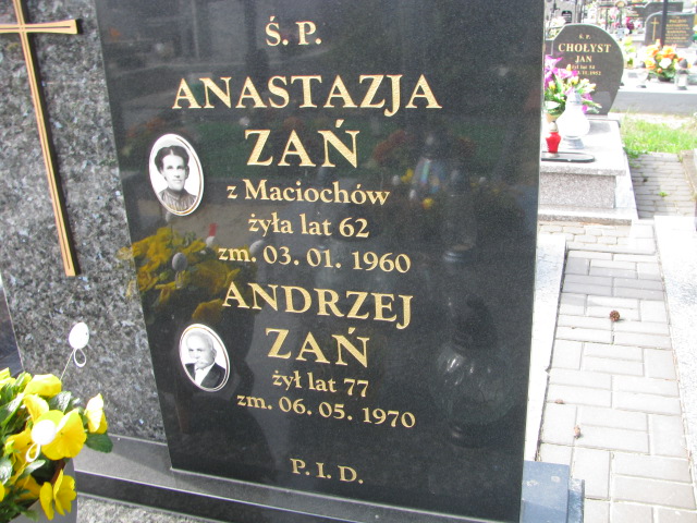 Anastazja Zań Biłgoraj - Grobonet - Wyszukiwarka osób pochowanych