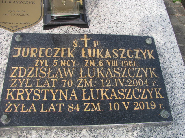 Krystyna Łukaszczyk 1935 Biłgoraj - Grobonet - Wyszukiwarka osób pochowanych