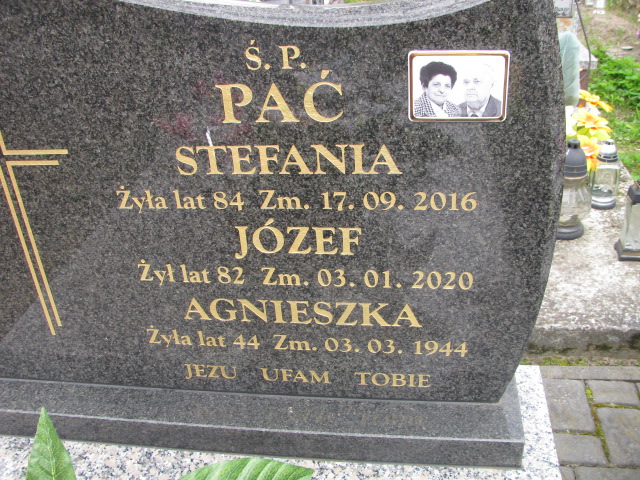 Józef Pać 1938 Biłgoraj - Grobonet - Wyszukiwarka osób pochowanych