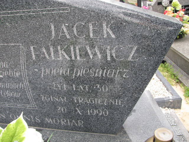 Jacek Fałkiewicz 1960 Biłgoraj - Grobonet - Wyszukiwarka osób pochowanych