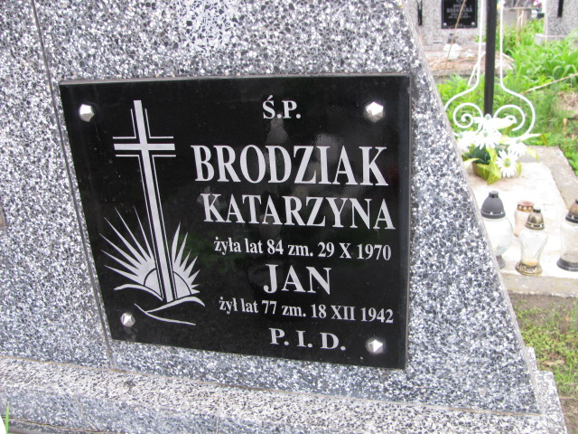 Katarzyna Brodziak Biłgoraj - Grobonet - Wyszukiwarka osób pochowanych