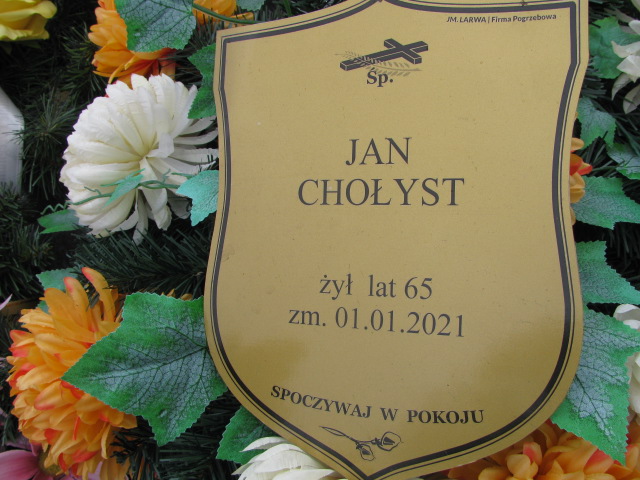 Jan Chołyst 1955 Biłgoraj - Grobonet - Wyszukiwarka osób pochowanych