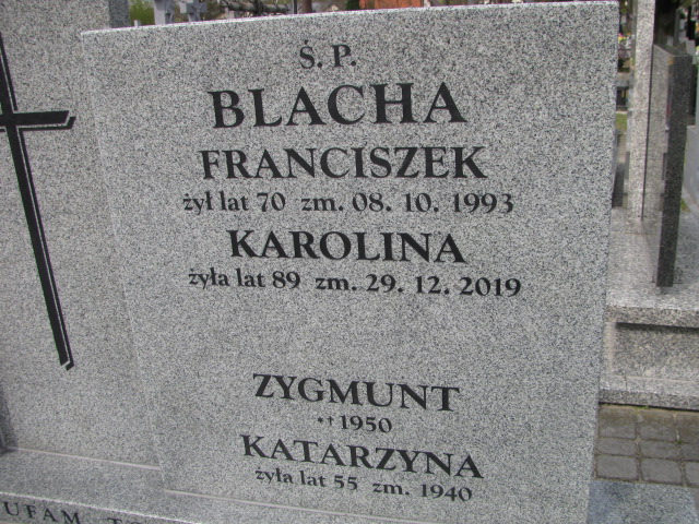 Karolina Blacha Biłgoraj - Grobonet - Wyszukiwarka osób pochowanych