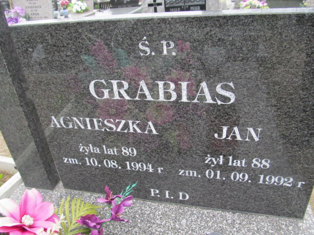 Jan Grabias 1904 Biłgoraj - Grobonet - Wyszukiwarka osób pochowanych