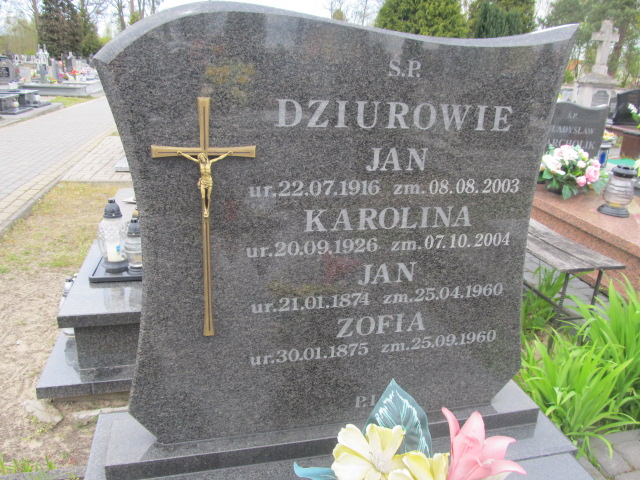 Grób Zofia Dziura