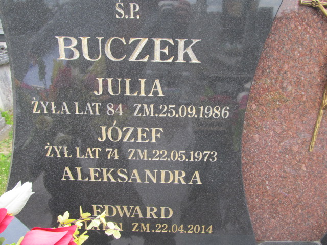 Aleksandra Buczek Biłgoraj - Grobonet - Wyszukiwarka osób pochowanych