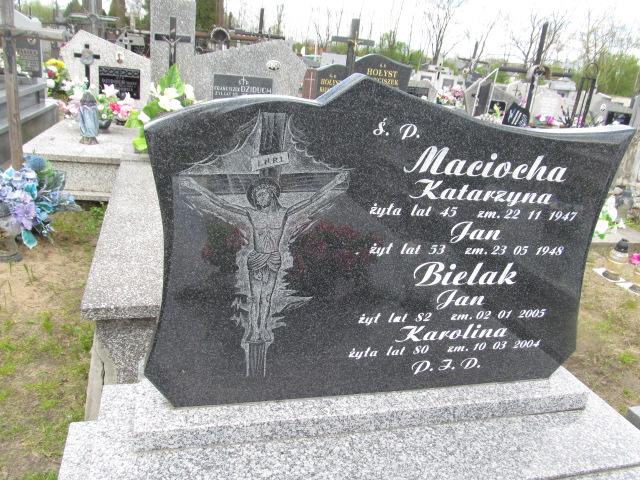 Karolina Bielak Biłgoraj - Grobonet - Wyszukiwarka osób pochowanych