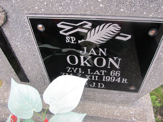 Jan Okoń 1928 Biłgoraj - Grobonet - Wyszukiwarka osób pochowanych
