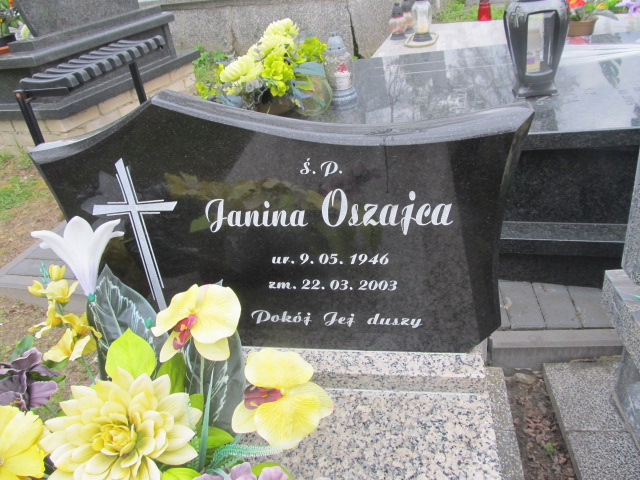 Janina Oszajca 1946 Biłgoraj - Grobonet - Wyszukiwarka osób pochowanych
