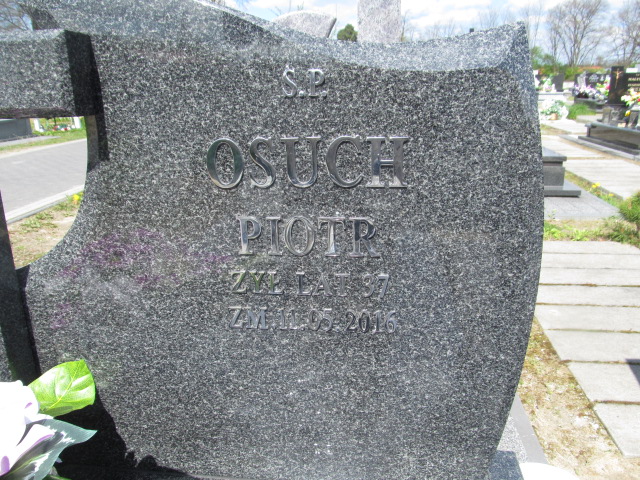 Piotr Osuch 1979 Biłgoraj - Grobonet - Wyszukiwarka osób pochowanych