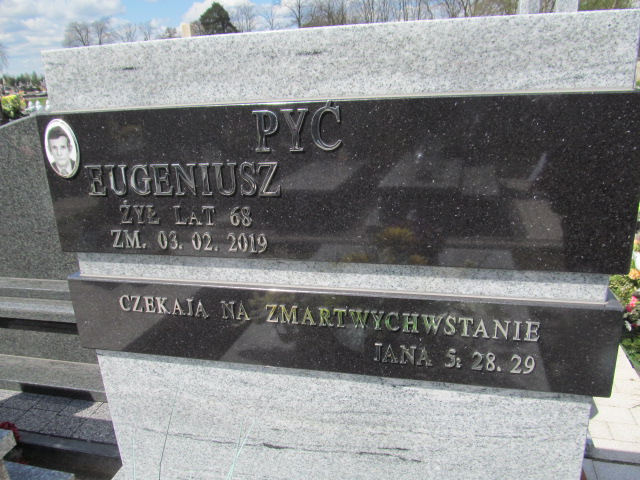 Eugeniusz Pyć Biłgoraj - Grobonet - Wyszukiwarka osób pochowanych