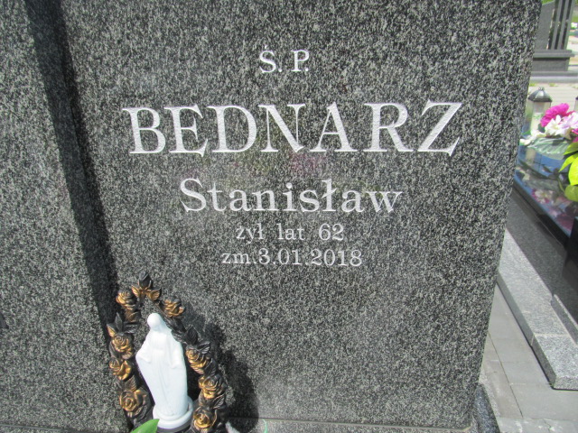Stanisław Bednarz 1955 Biłgoraj - Grobonet - Wyszukiwarka osób pochowanych